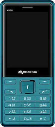 Micromax X818, Dual SIM, Blue, Feature Phone Refurbished - Triveni World