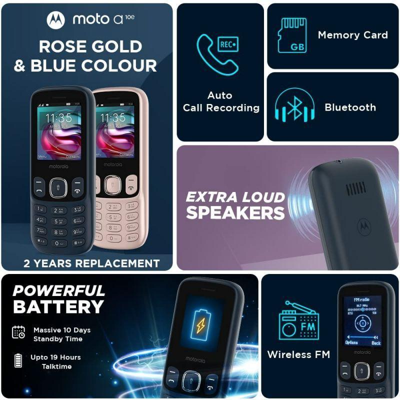 Motorola A10e, Dark Blue | Refurbished - Triveni World