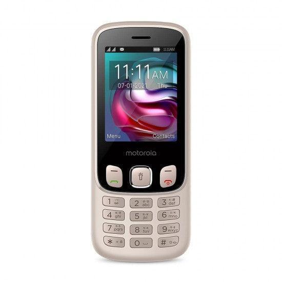 Motorola a70 keypad Mobile Dual Sim with Expandable Memory Upto 32GB, Rose Gold - Triveni World