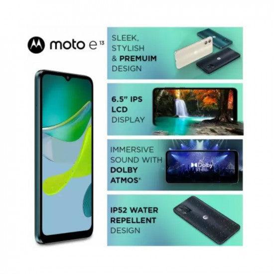 MOTOROLA e13 (Aurora Green, 128 GB) (8 GB RAM) Refurbished - Triveni World