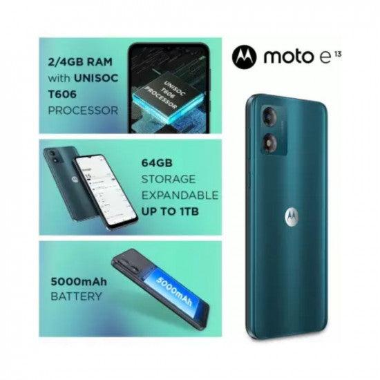 MOTOROLA e13 (Aurora Green, 64 GB) (4 GB RAM) Refurbished - Triveni World