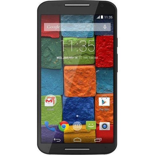 Motorola Moto X 32GB XT1092 2Nd Gen 2014 3G (GSM Only, No CDMA) Smartphone (Soft Black) - Triveni World