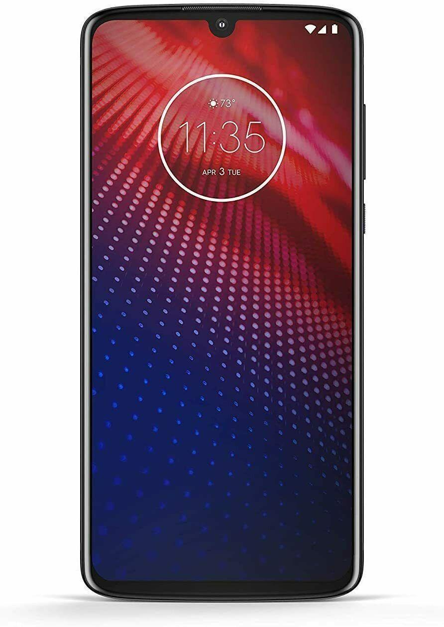 Motorola Moto Z4 128GB Gray White Smartphone - Refurbished - Triveni World