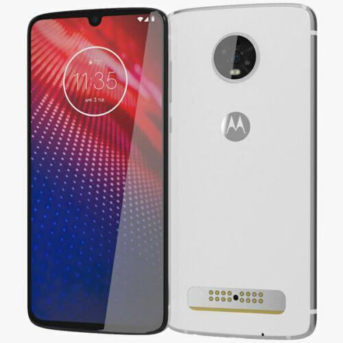 Motorola Moto Z4 128GB Gray White Smartphone - Refurbished - Triveni World