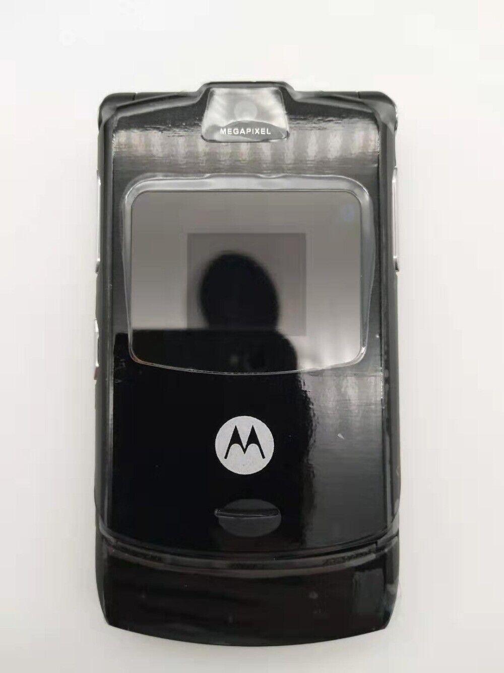 Motorola RAZR V3 MP4 Unlocked GSM 850/900/1800/1900 Flip Mobile Phone Refurbished - Triveni World