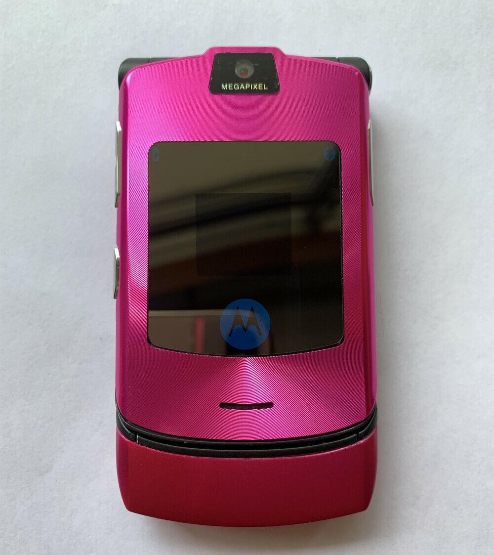 Motorola RAZR V3i GSM 1.23 MP Camera Flip Bluetooth MP3 Refurbished