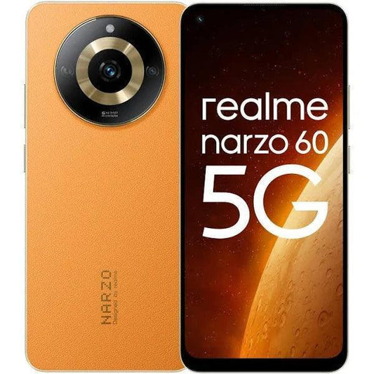 narzo 60 5G Mars Orange8GB256GB 90Hz Super AMOLED Display Ultra Premium Vegan Lear Design - Triveni World