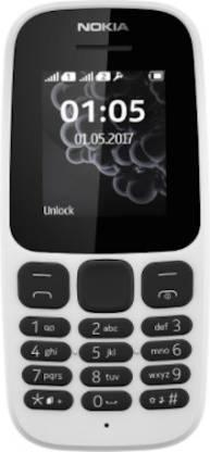 Nokia 105 DS  (White) - Triveni World