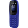 Nokia 105 Dual SIM, Keypad Mobile Phone with Wireless FM Radio Blue - Triveni World