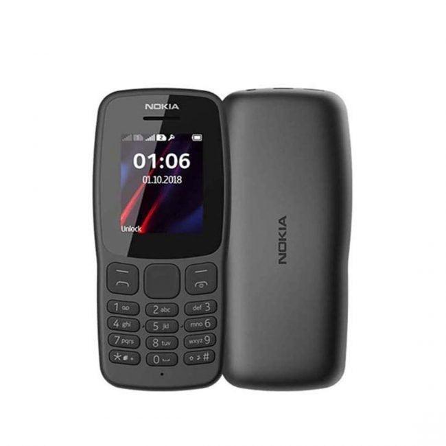 Nokia 106 Mobile Phone (Grey, Dual SIM) Refurbished - Triveni World