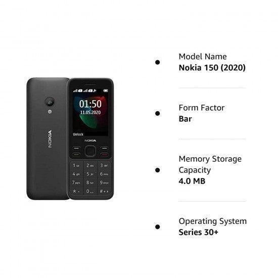 Nokia 150 DS 2020 (Black) - Triveni World