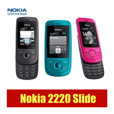 Nokia 2220 Refurbished Phone (Blue) - Triveni World