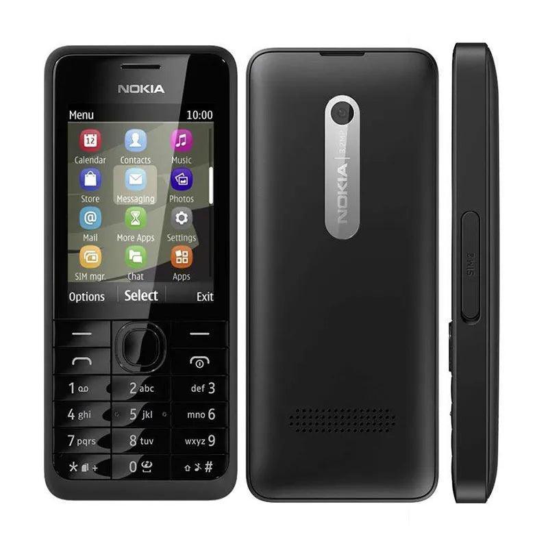 Nokia 301 3G GSM 2.4 Inch 2MP Camera Dual Sim Refurbished - Triveni World