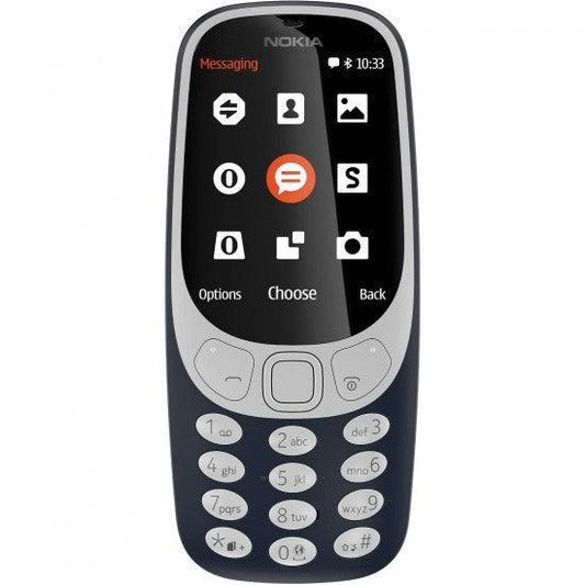 Nokia 3310 Dual SIM Feature Phone with MP3 Player, Wireless FM Radio and Rear Camera, Dark Blue - Triveni World