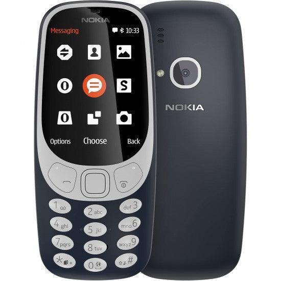 Nokia 3310 Dual SIM Feature Phone with MP3 Player, Wireless FM Radio and Rear Camera, Dark Blue - Triveni World