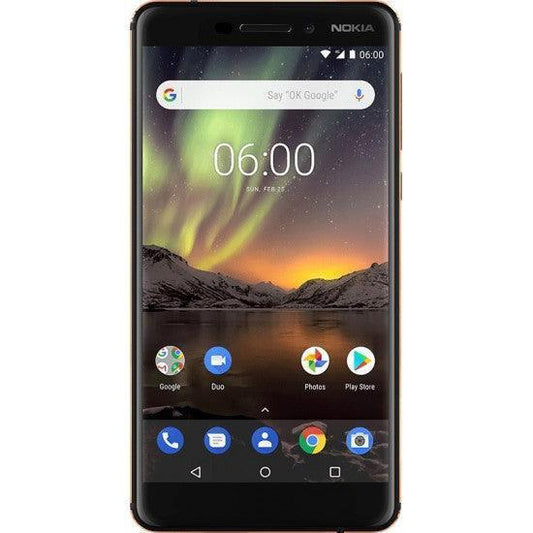 Nokia 6.1 (Gold, Blue, 32 GB)   (3 GB RAM) refurbished - Triveni World