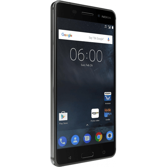 Nokia 6 (Matte Black, 32GB) refurbished - Triveni World