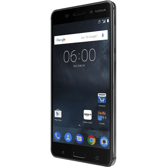 Nokia 6 (Matte Black, 32GB) refurbished - Triveni World