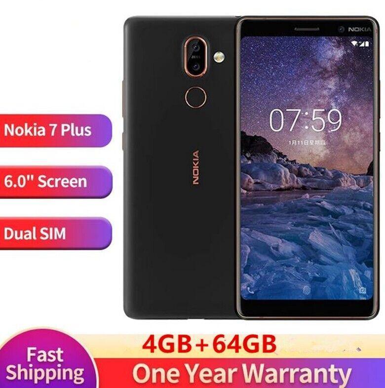 Nokia 7 plus Dual SIM 64GB +4GB Smartphone Refurbished - Triveni World