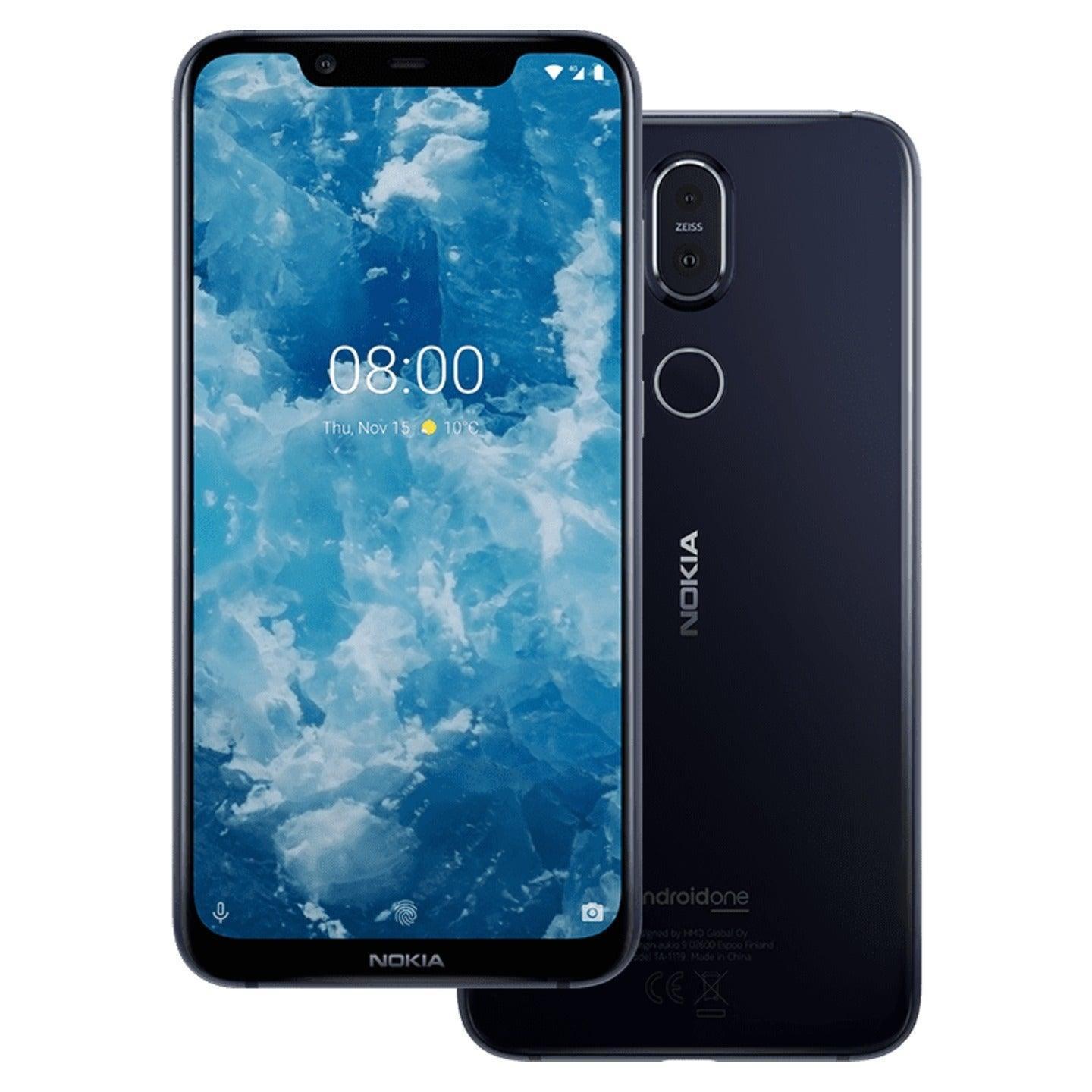 Nokia 8.1 Blue 4GB 64GB Refurbished - Triveni World