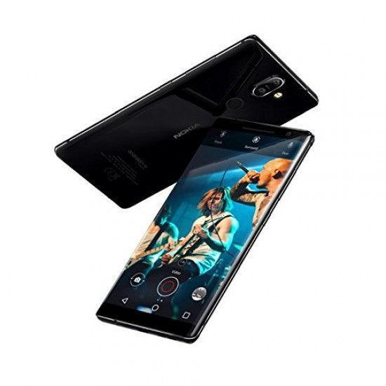 Nokia 8 Sirocco Single SIM (Black, 6GB RAM, 128GB Storage) Refurbished - Triveni World