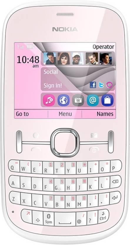 Nokia Asha 201  (L.Pink) - Triveni World