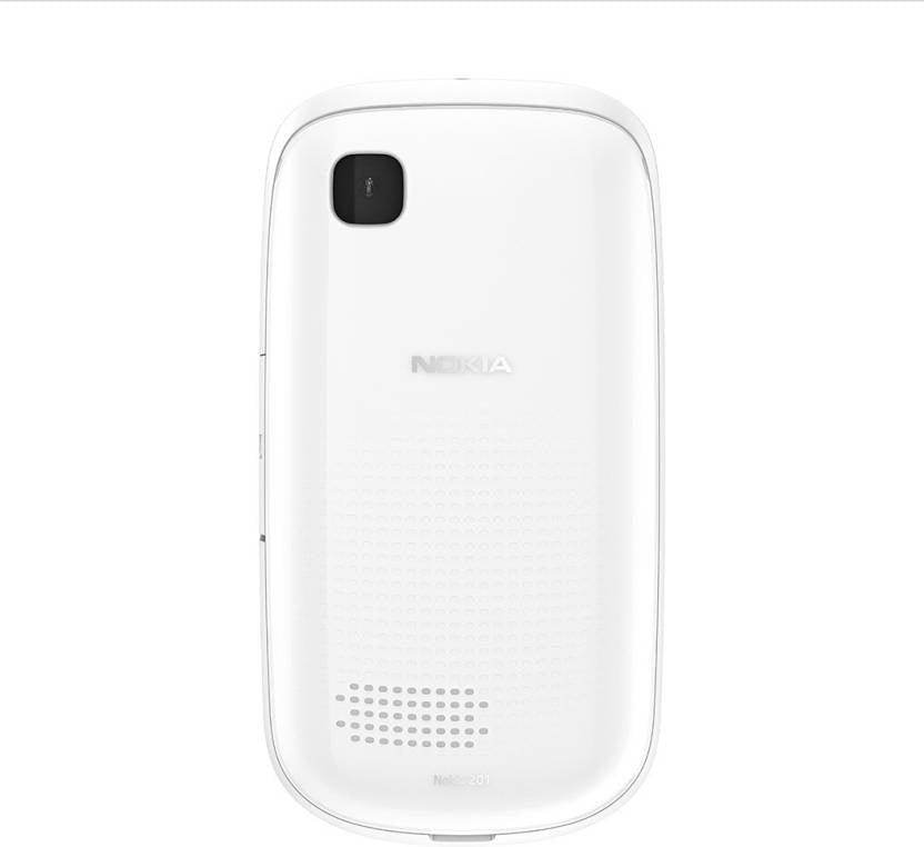 Nokia Asha 201  (Pearl White) Refurbished - Triveni World