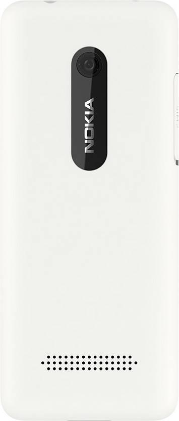 Nokia Asha 206  (White) - Triveni World