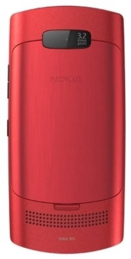 Nokia Asha 303  (Red) Refurbished - Triveni World