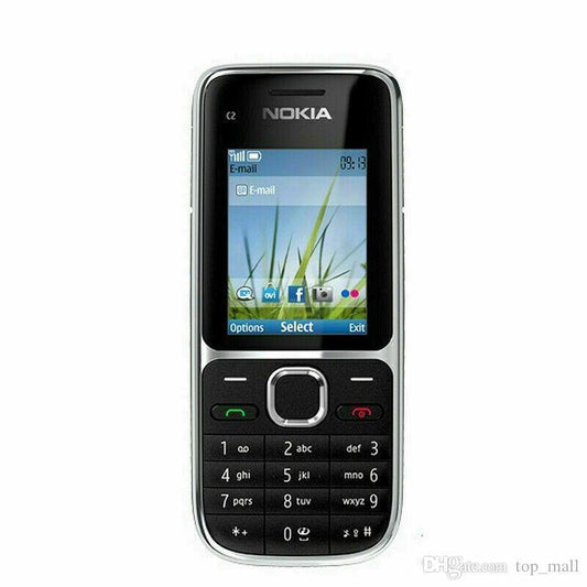 Nokia C2-01 1020mAh 3.15MP 3G Support Multi-Languages GSM WCDMA 3G Refurbished Phone - Triveni World