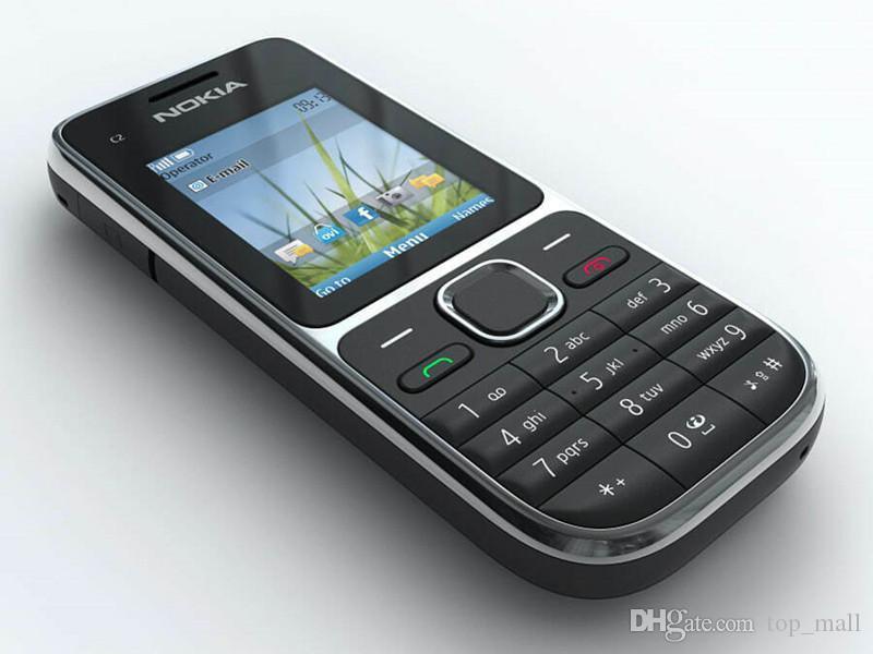 Nokia C2-01 1020mAh 3.15MP 3G Support Multi-Languages GSM WCDMA 3G Refurbished Phone - Triveni World