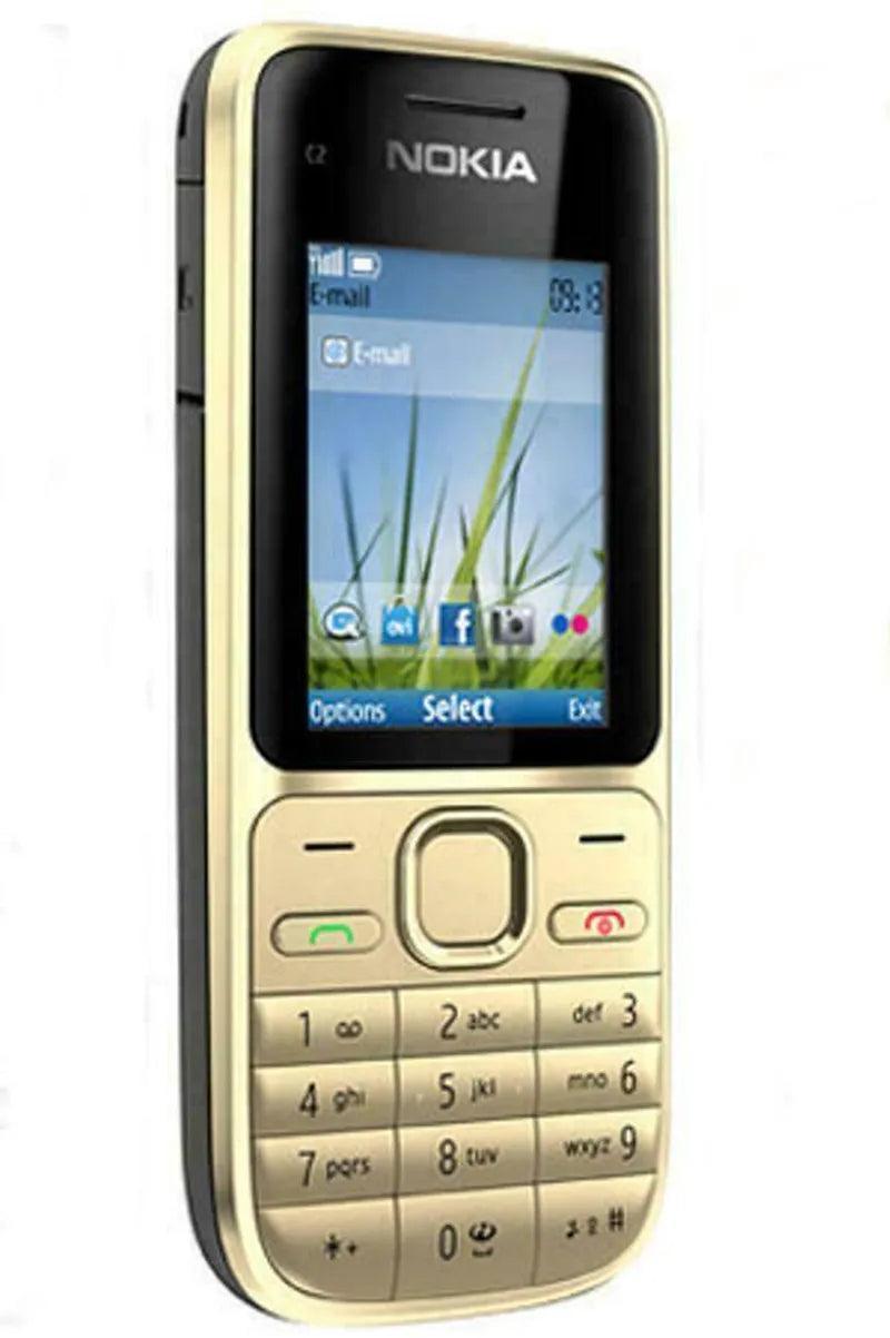 Nokia C2-01 1020mAh 3.15MP 3G Support Multi-Languages GSM WCDMA 3G Refurbished Phone - Triveni World