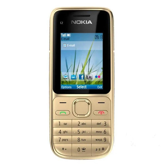 Nokia C2-01 Unlocked Mobile Phone 2.0" 3.2MP Bluetooth Multi-Languages keyboard GSM/WCDMA 3G Smartphone - Triveni World