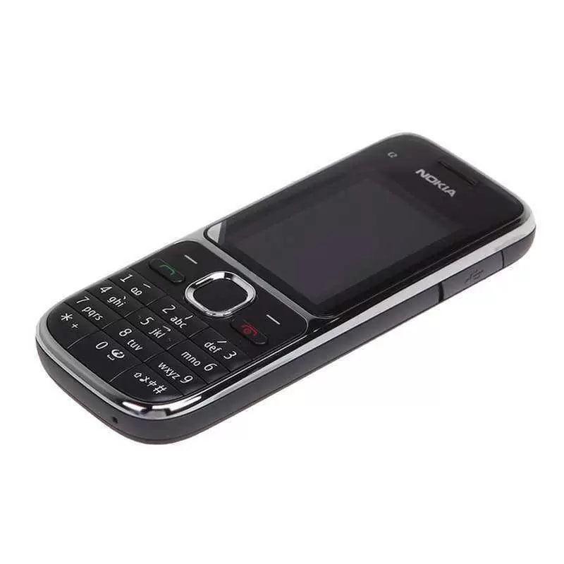Nokia C2-01 Unlocked Mobile Phone 2.0" 3.2MP Bluetooth Multi-Languages keyboard GSM/WCDMA 3G Smartphone - Triveni World