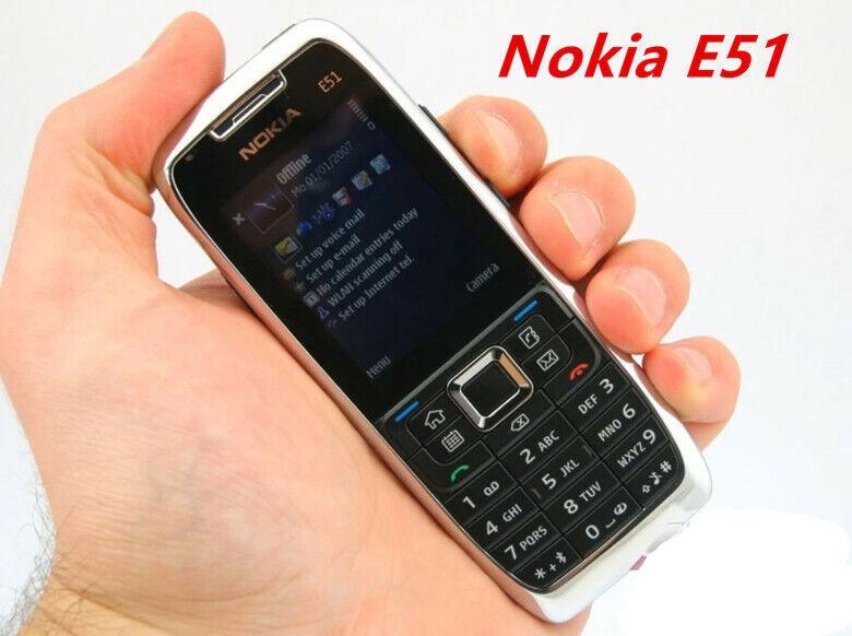 Nokia E Series E51 - Black Steel Smartphone Refurbished - Triveni World