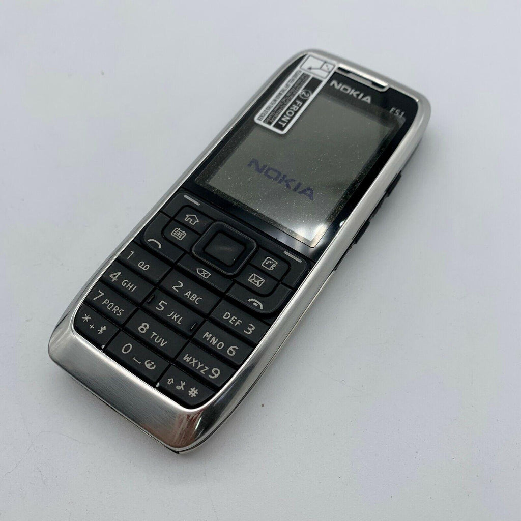 Nokia E Series E51 - Black Steel Smartphone Refurbished - Triveni World