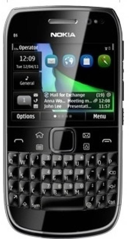 Nokia E6 (Black, 8 GB)  (256 MB RAM) Refurbished - Triveni World