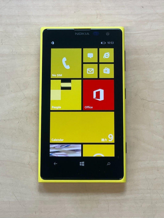 Nokia Lumia 1020 4G LTE Smartphone - 32GB Yellow Refurbished - Triveni World