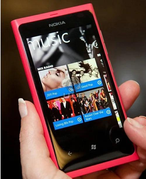 Nokia Lumia 800 Mobile Windows OS 16GB ROM 8MP 3G Wi-Fi GPS Bluetooth refurbished Cell Phone - Triveni World