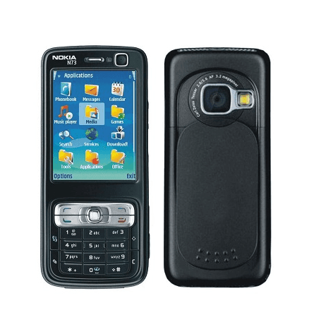 Nokia N73 Keypad Mobile Phone, Black Refurbished - Triveni World