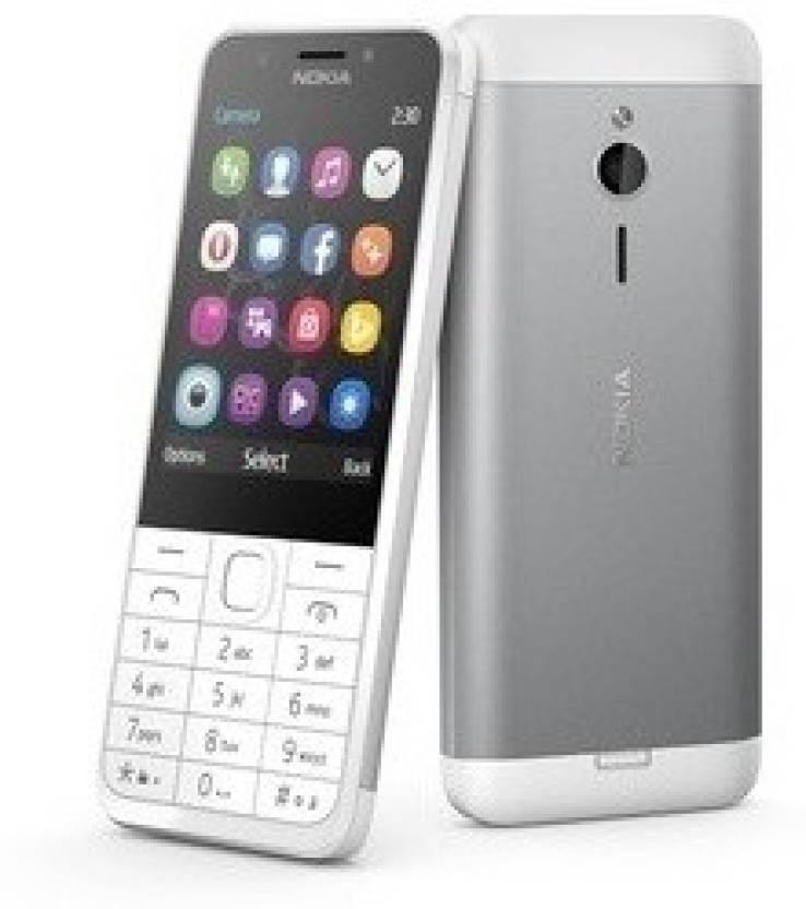 Nokia RM-1172 / Nokia 230 DS  (Silver) Refurbished - Triveni World