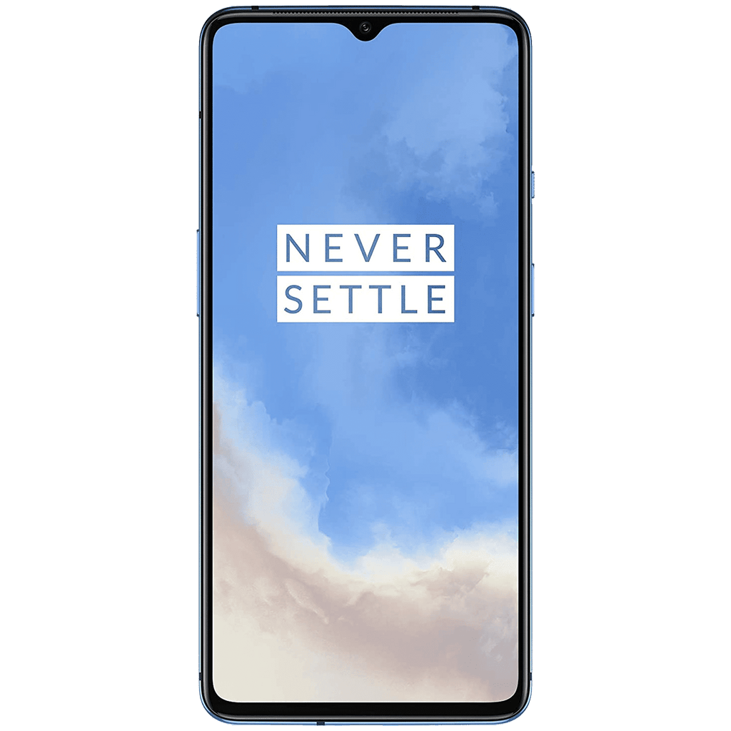 Refurbished OnePlus 7T (8GB RAM, 256GB, Glacier Blue) - Triveni World