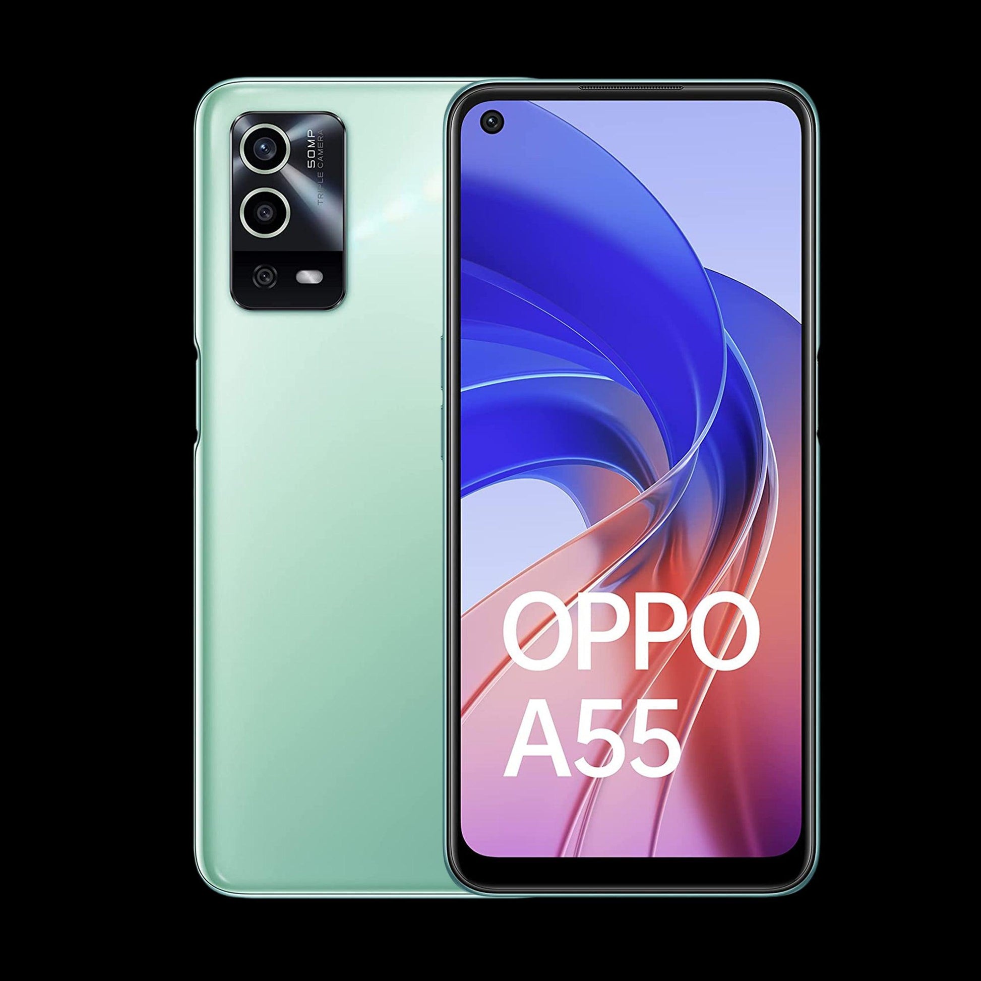 OPPO | A55 | 4GB RAM | 64GB STORAGE | MINT GREEN - Triveni World