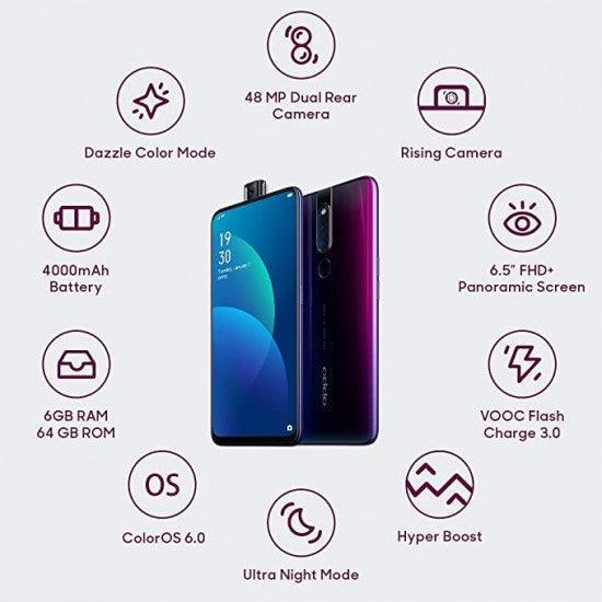 OPPO F11 Pro Thunder Black 64GB 6GB RAM - Triveni World