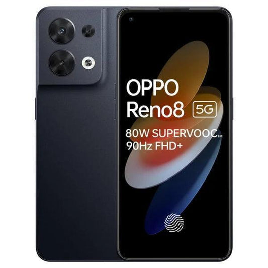 OPPO Reno8 5G Shimmer Black 8RAM,128ROM GB - Triveni World