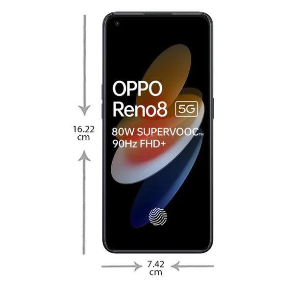 OPPO Reno8 5G Shimmer Black 8RAM,128ROM GB - Triveni World