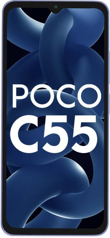 POCO C55 (Cool Blue, 128 GB)  (6 GB RAM) Refurbished - Triveni World