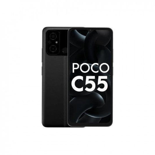 POCO C55 (Power Black, 128 GB) (6 GB RAM) Refurbished - Triveni World