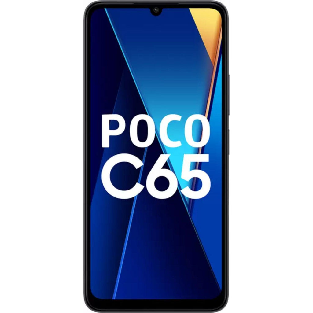 POCO C65 4GB 128GB Matte Black smart-phones ( 4 GB 128 GB ) Refurbished - Triveni World