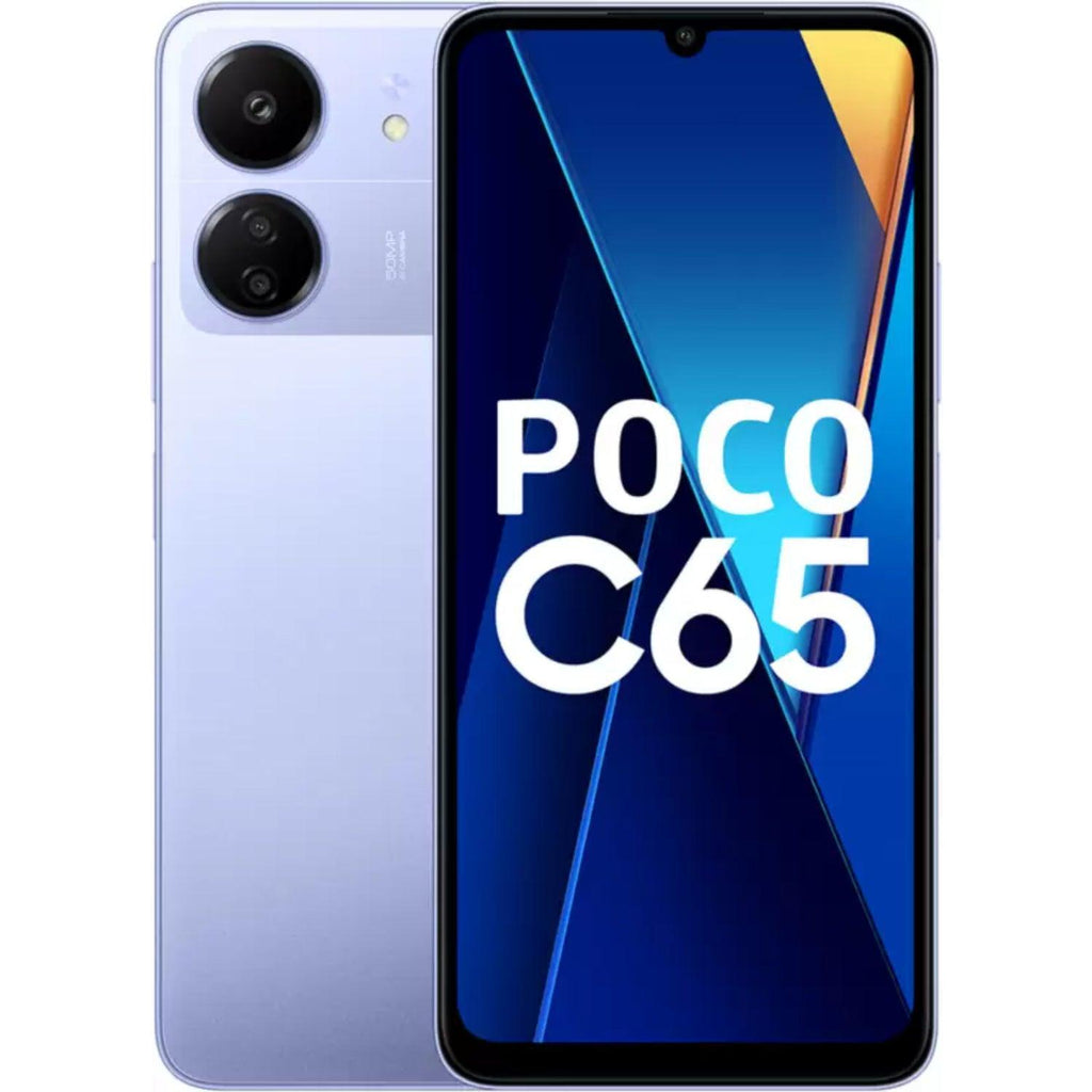 POCO C65 4GB 128GB Pastel Blue smart-phones ( 4 GB 128 GB ) Refurbished - Triveni World